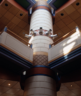 Interior of the Robot Column
